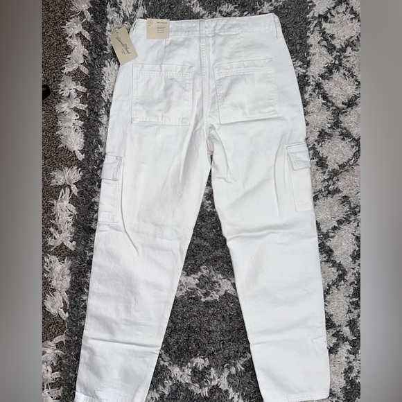 White Cargo Jeans - Picture 2 of 4
